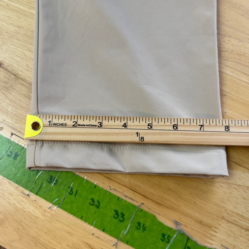 NEW KJUS Ike Pants Mens 54 XL 36x33 Khaki Technical Stretch Golf Trousers Beige - Picture 10 of 14